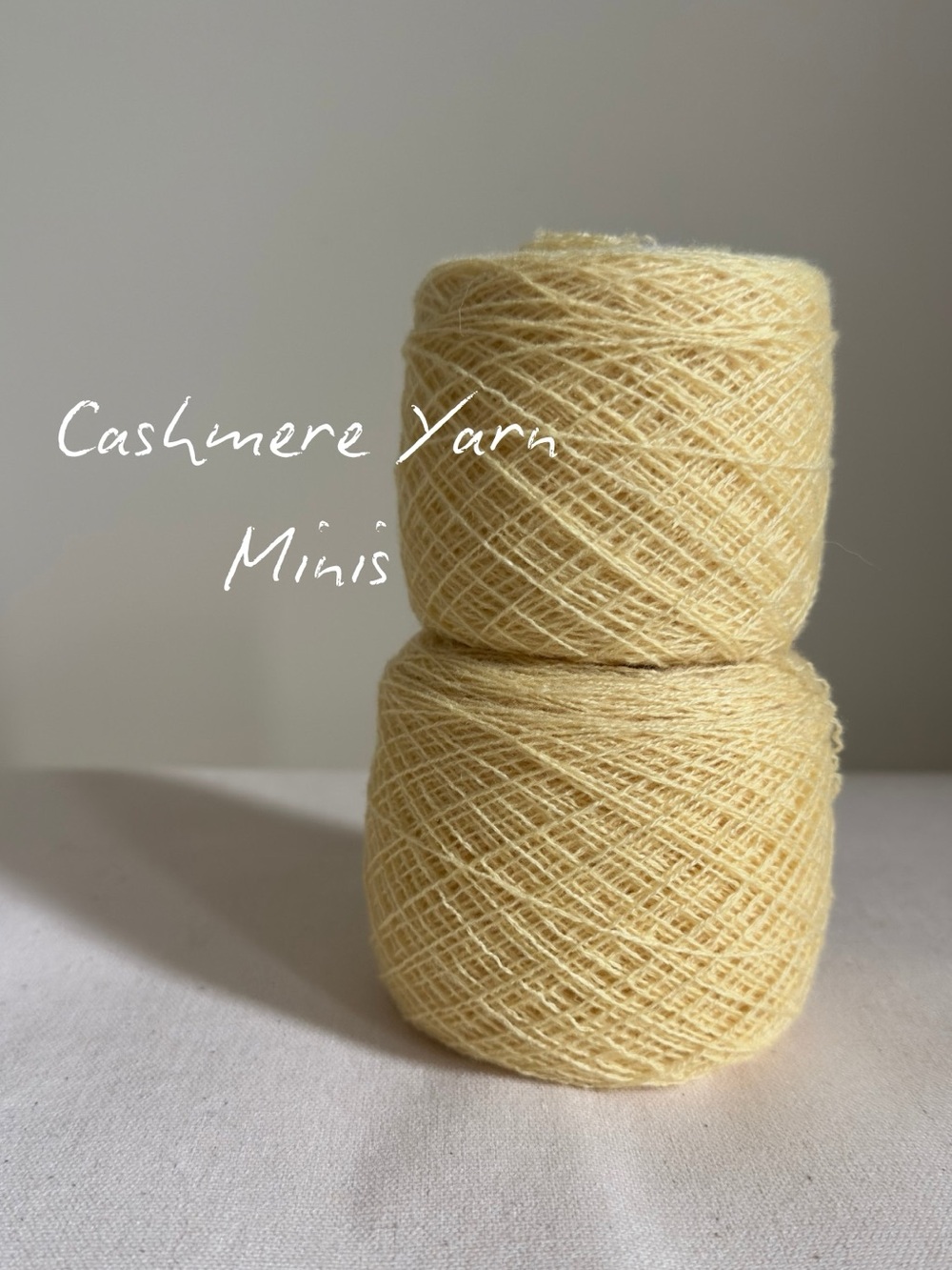 Lemonade Vtg Italian Reclaimed Cashmere Yarn · Lace Weight · Mini | ~180m